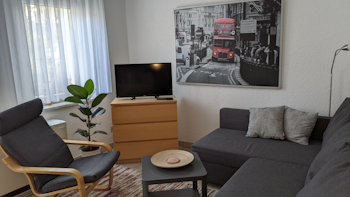 Wohnzimmer der Ferienwohnung 2